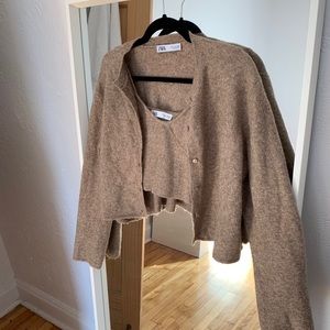 Zara cardigan and knit top set